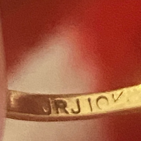 Vintage Pink Ice Solitaire 10k Yellow Gold Ring Size 7 - Picture 2 of 8